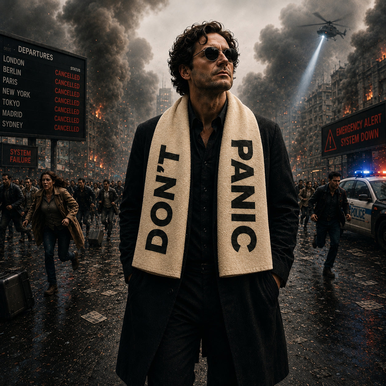 DON’T PANIC TOWEL - Beach towel sand